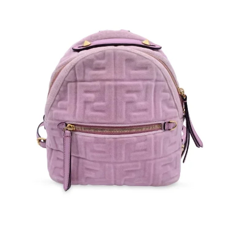 Pre-owned Velvet backpacks Fendi Vintage