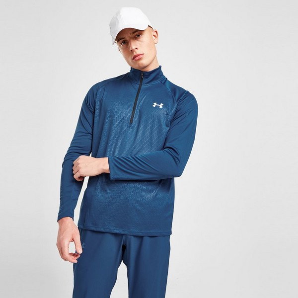 UNDER ARMOUR TECH EMBOSSED 1/4 ZIP TOP