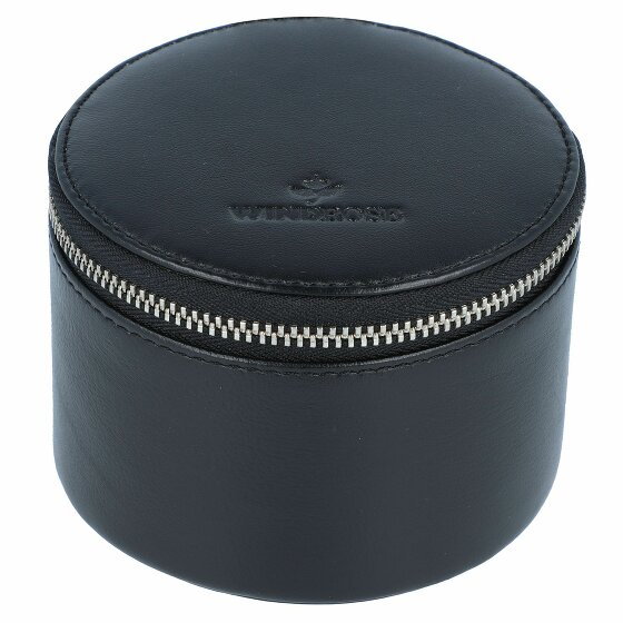 Windrose Etui na biżuterię Basic Collection Nappa Leather 10 cm schwarz
