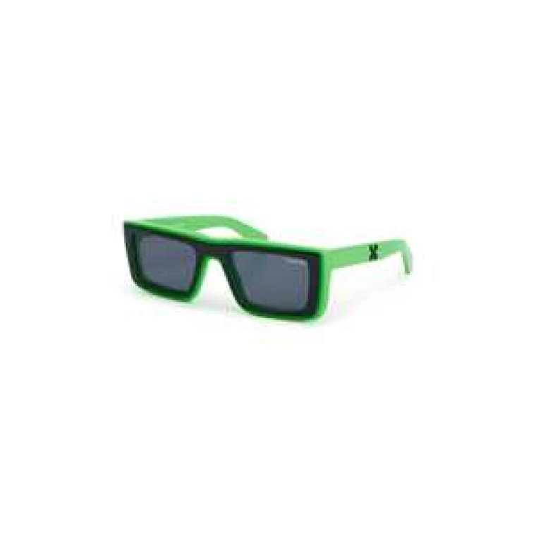 Zielone okulary przeciwsłoneczne dla kobiet Off White