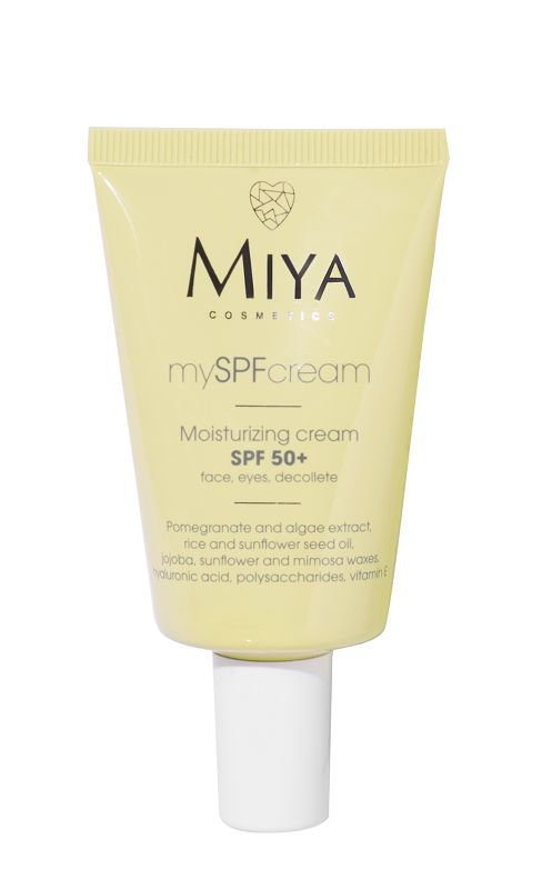 Miya MySPFcream - Nawilżający krem SPF50+ twarz, oczy, dekolt 40ml