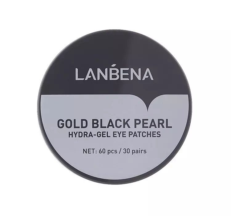 LANBENA HYDRAGEL EYE PATCHES HYDROŻELOWE PŁATKI POD OCZY GOLD BLACK PEARL 60SZT