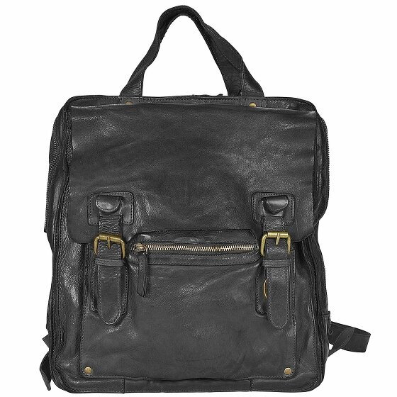 Harold's Submarine Backpack Leather 35 cm schwarz