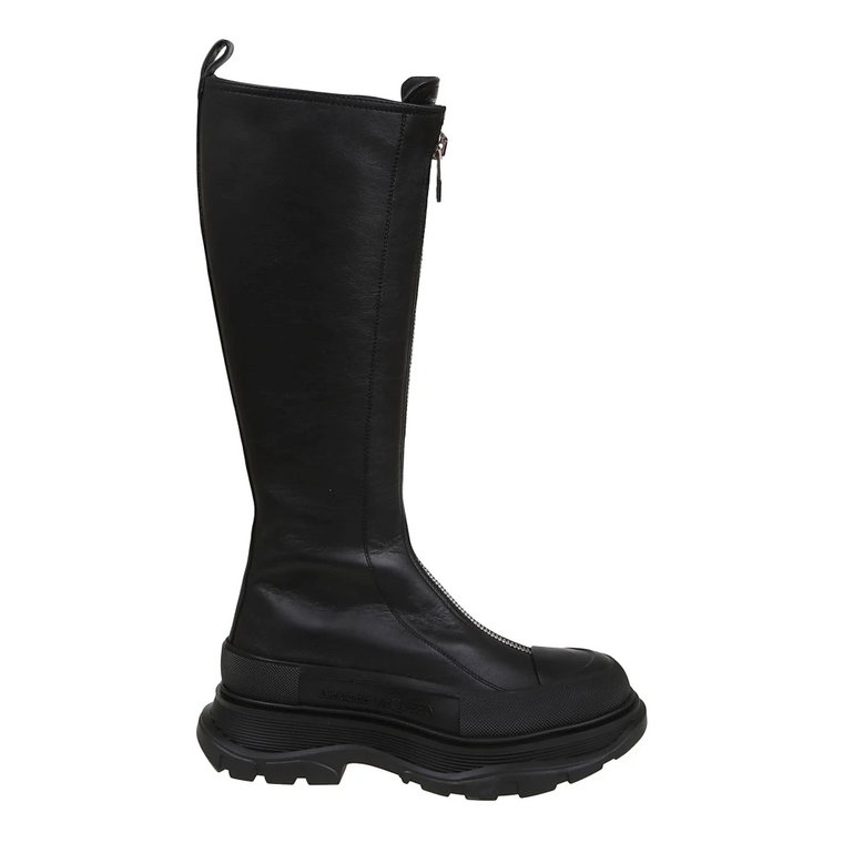 Czarna Boot Tread.LE.S.Rub. Alexander McQueen