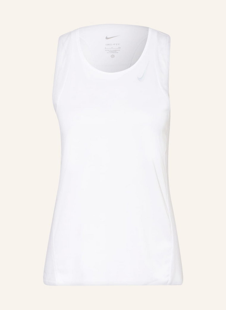 Nike Top Do Biegania Dri-Fit Race Z Siateczką weiss