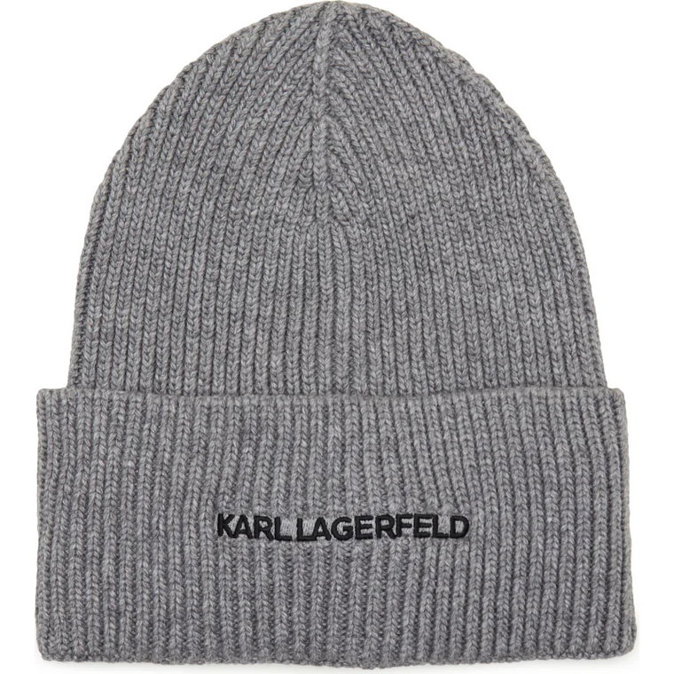 Karl Lagerfeld Czapka k/essential | z dodatkiem wełny i kaszmiru
