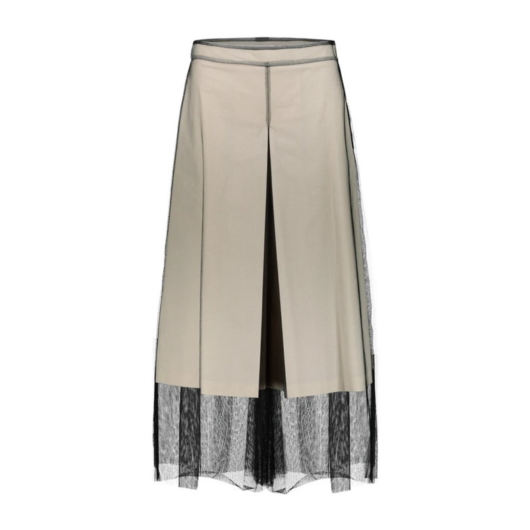 Feminine A-line Calico Culottes Maison Margiela