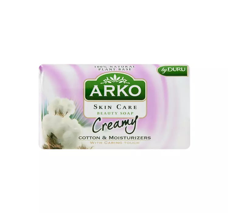 ARKO SKIN CARE COTTON & MOISTURIZERS MYDŁO W KOSTCE 90G