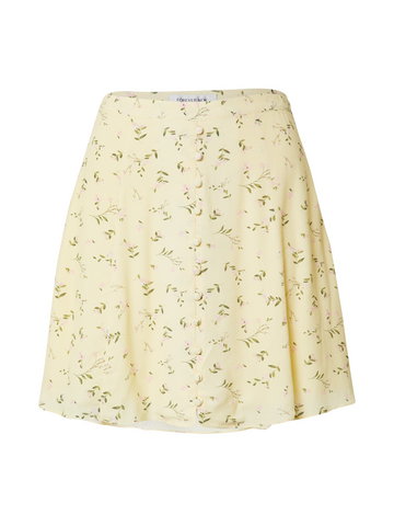 Forever New Spódnica 'Saffron'  jasnożółty / zielony / różowy pudrowy / biały