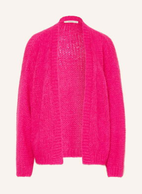 Summum Woman Dzianinowe Wdzianko Oversize Z Dodatkiem Moheru pink