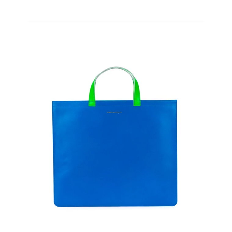 Kolorowa torba z blokami skóry Comme des Garçons