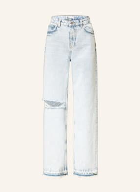 Gina Tricot Jeansy W Stylu Destroyed blau