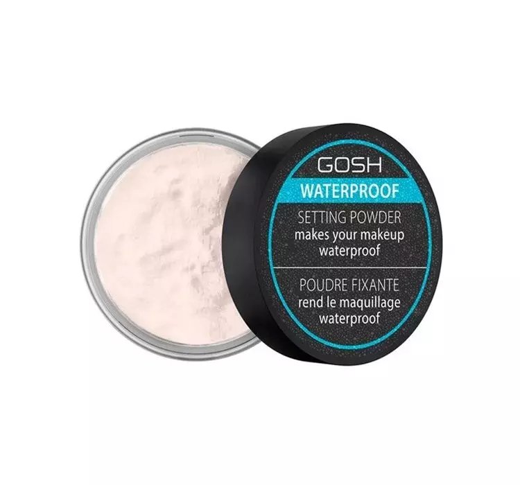 GOSH WATERPROOF PUDER UTRWALAJĄCY 001 TRANSPARENT 7G