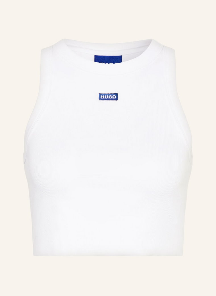 Hugo Blue Krótki Top Baby Tank weiss