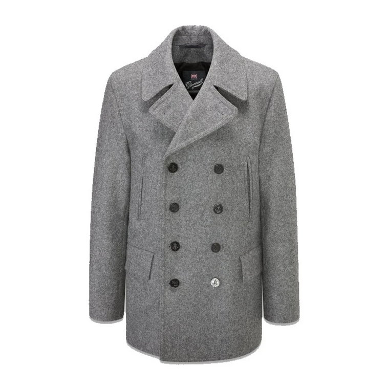 Churchill Reefer Peacoat Szary-XS Gloverall