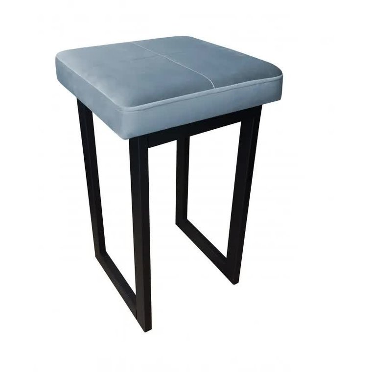 Taboret MAESTRO BL VELVET szary