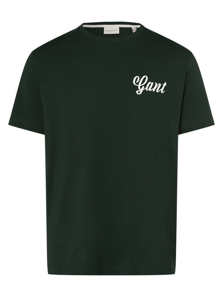 Gant - T-shirt męski, zielony