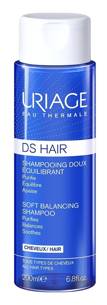 Uriage, DS Hair, delikatny szampon regulujący, 200 ml