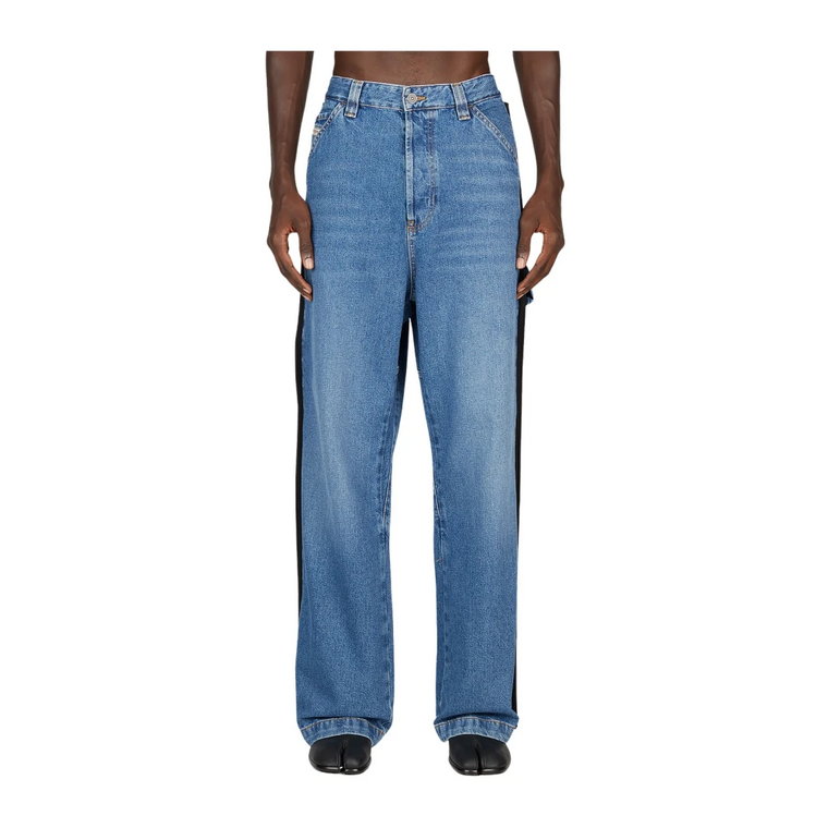 Bawełniane Straight Leg Jeans Diesel