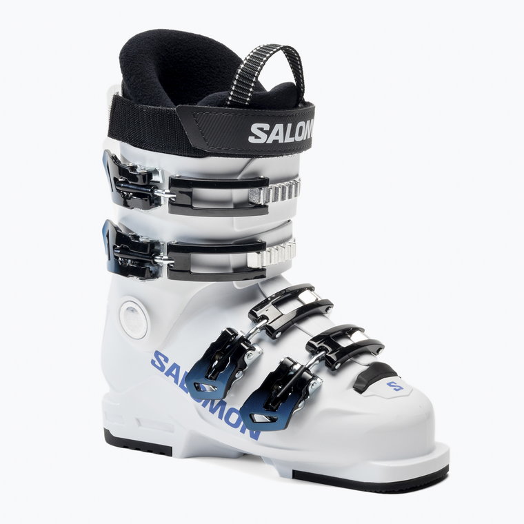 Buty narciarskie dziecięce Salomon S Max 60T L white/race blue/process blue