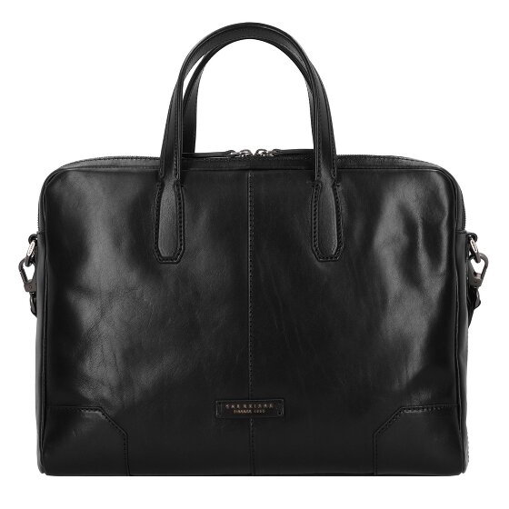 The Bridge Vespucci Briefcase Leather 41 cm Laptop Compartment nero