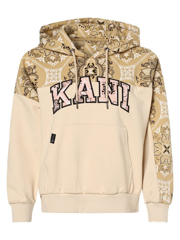 Karl Kani - Damska bluza z kapturem, beżowy