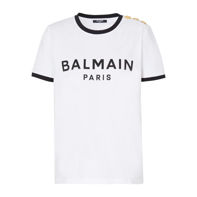 Paris 3-guzikowa koszulka Balmain