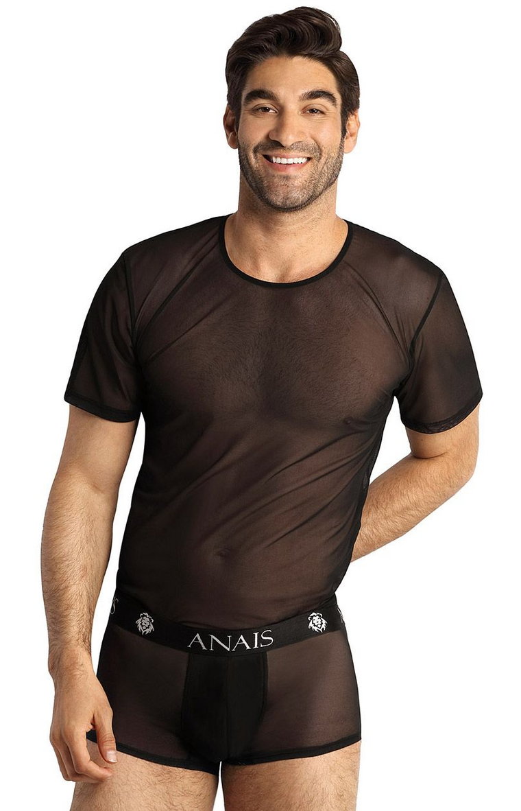 Eros koszulka męska, Kolor przeźroczysty czarny, Rozmiar S, Anais