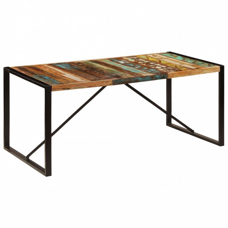 Stół jadalniany, 180 x 90 x 75 cm, lite drewno z odzysku kod: V-247415