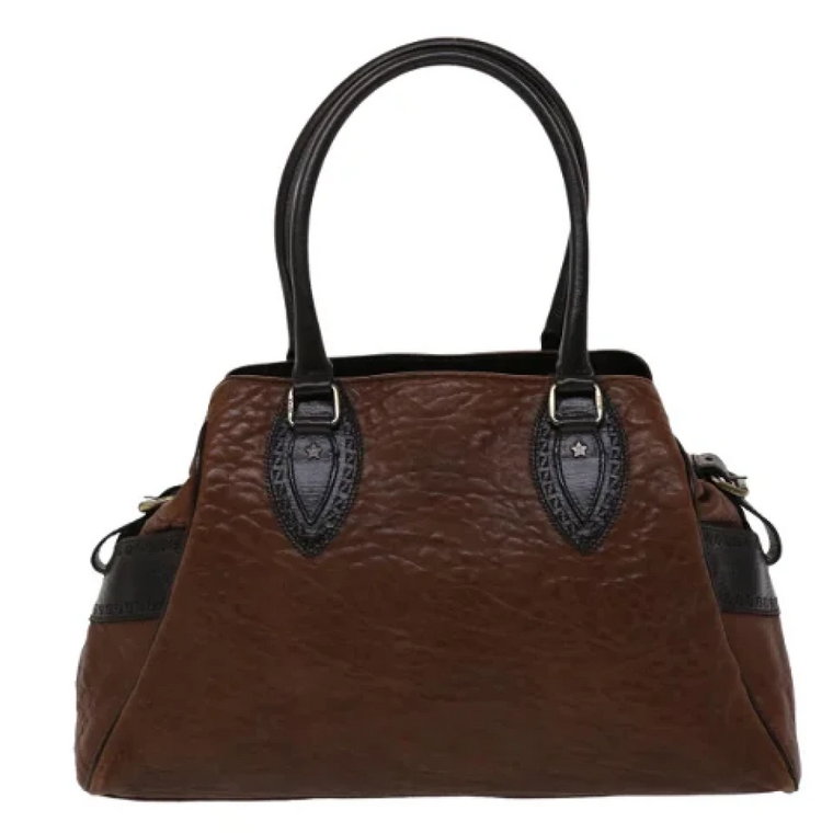 Pre-owned Leather handbags Fendi Vintage