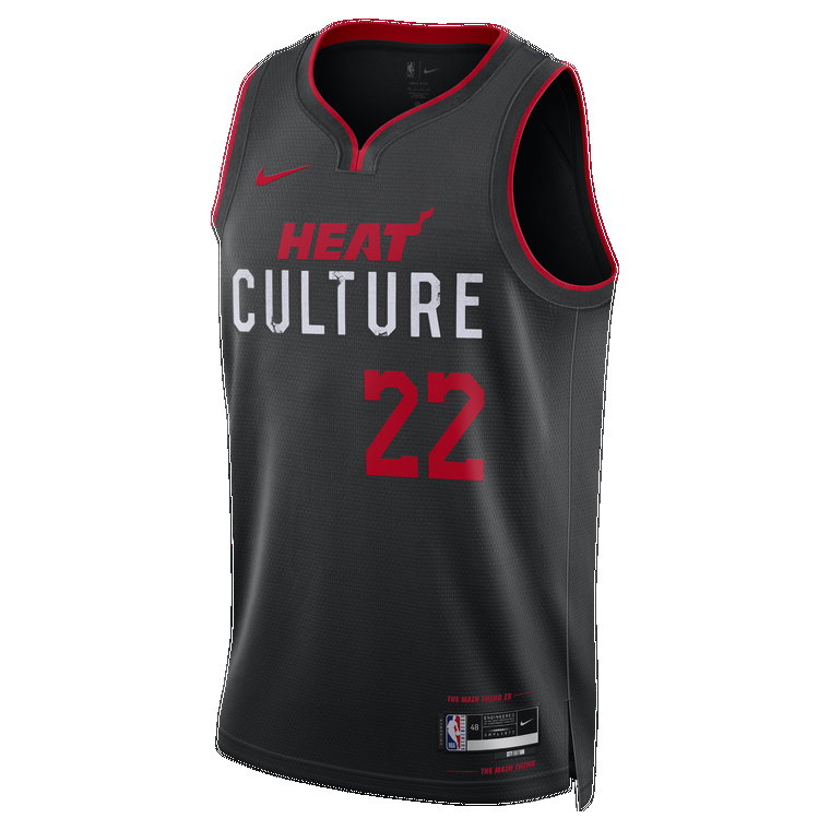 Koszulka męska Nike Dri-FIT NBA Swingman Jimmy Butler Miami Heat City Edition 2023/24 - Czerń