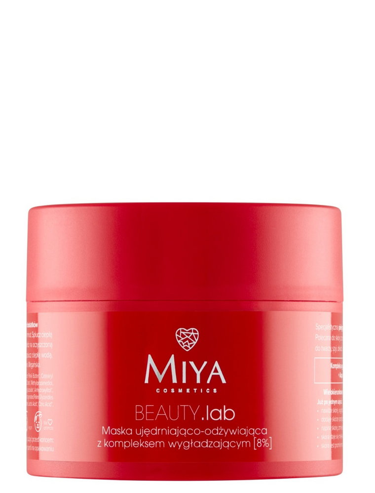 Miya BEAUTY.lab - maska ujędrniająco-odżywiająca z kompleksem wygładzającym (8%) 50ml