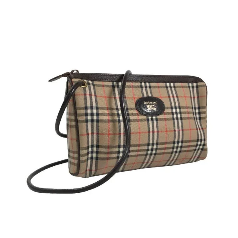 Pre-owned Canvas crossbody-bags Burberry Vintage