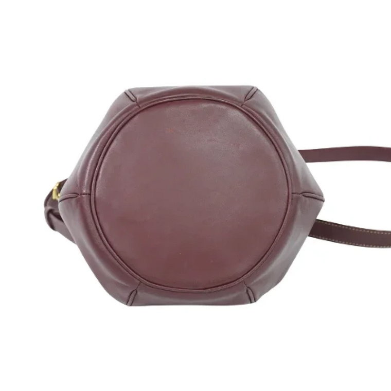 Pre-owned Leather shoulder-bags Cartier Vintage