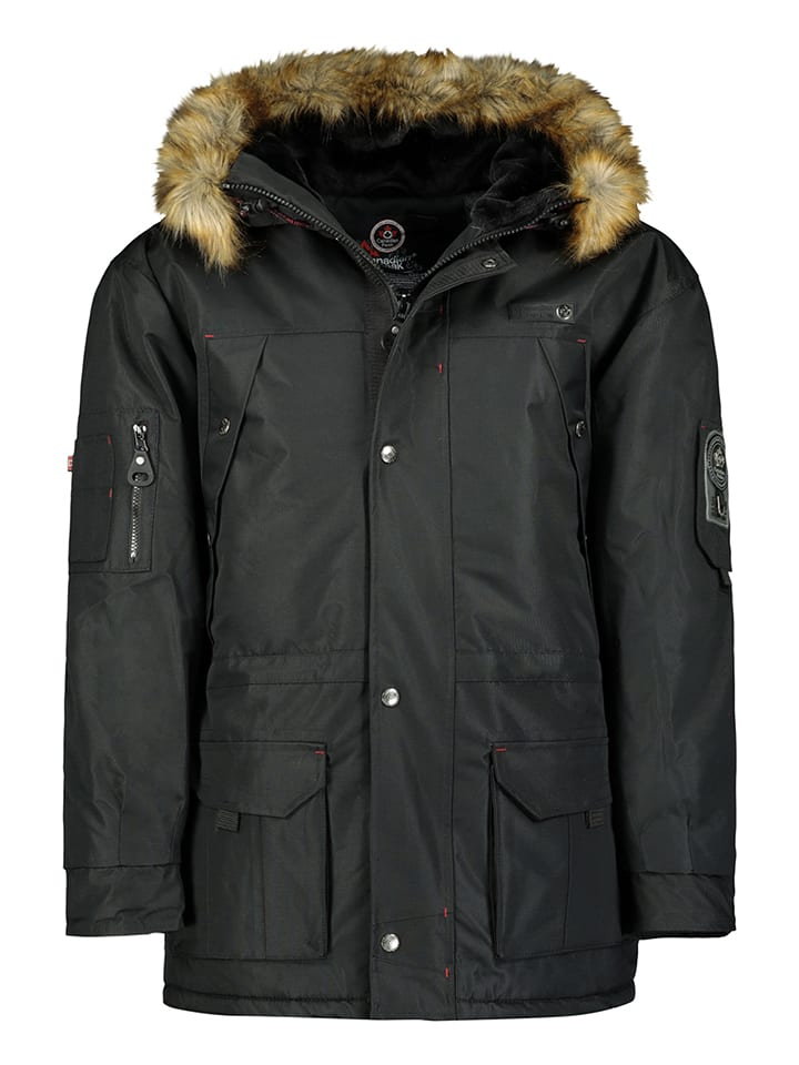 Canadian Peak Parka w kolorze czarnym