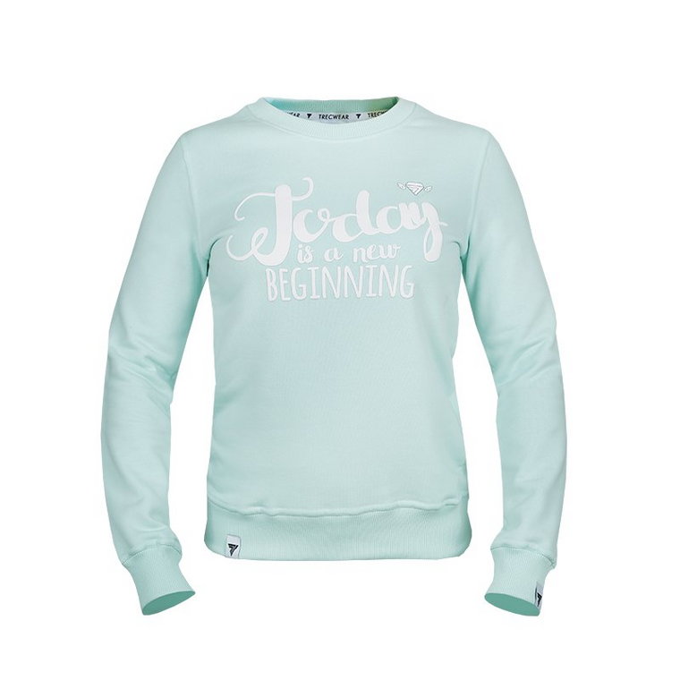 Trec, Bluza damska, TW SWEATSHIRT TRECGIRL 05 SPRING MINT, rozmiar XS