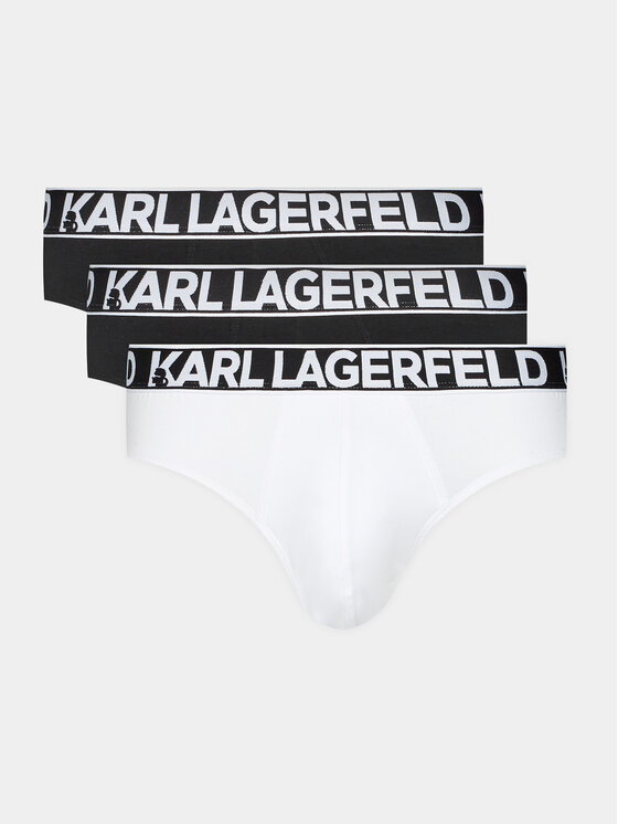Komplet 3 par slipów KARL LAGERFELD