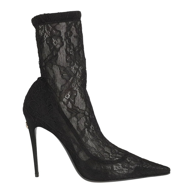 Czarne Formalne Sandały Dolce & Gabbana