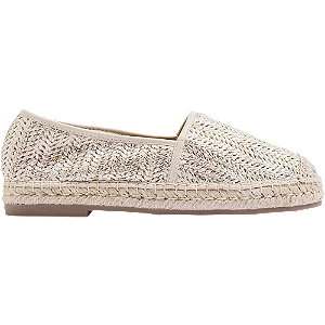 Srebrne espadryle graceland - Damskie - Kolor: Srebrne - Rozmiar: 39