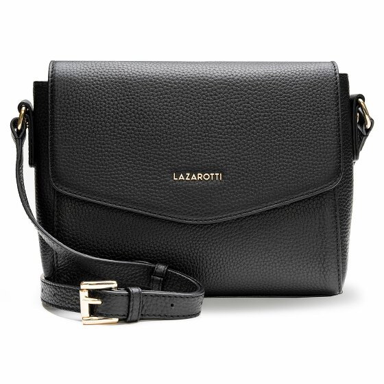 Lazarotti Bologna Leather Torba na ramię Skórzany 22 cm black