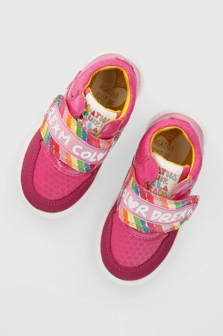 Agatha Ruiz de la Prada sneakersy dziecięce kolor fioletowy