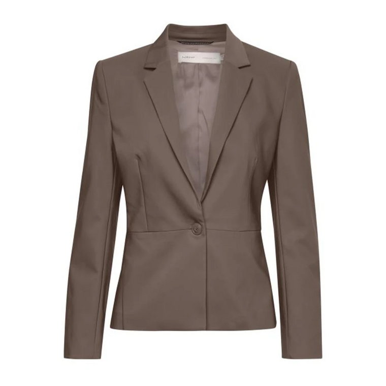 Kurtka sportowa, Zdalne przechowywanie, Krótka marynarka, Zella Blazer 30104280 Sandy Grey InWear