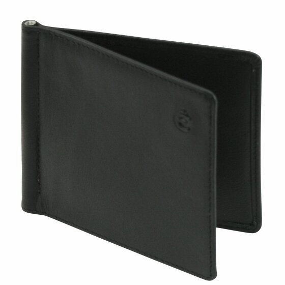 Esquire Logo Wallet Leather 10 cm schwarz