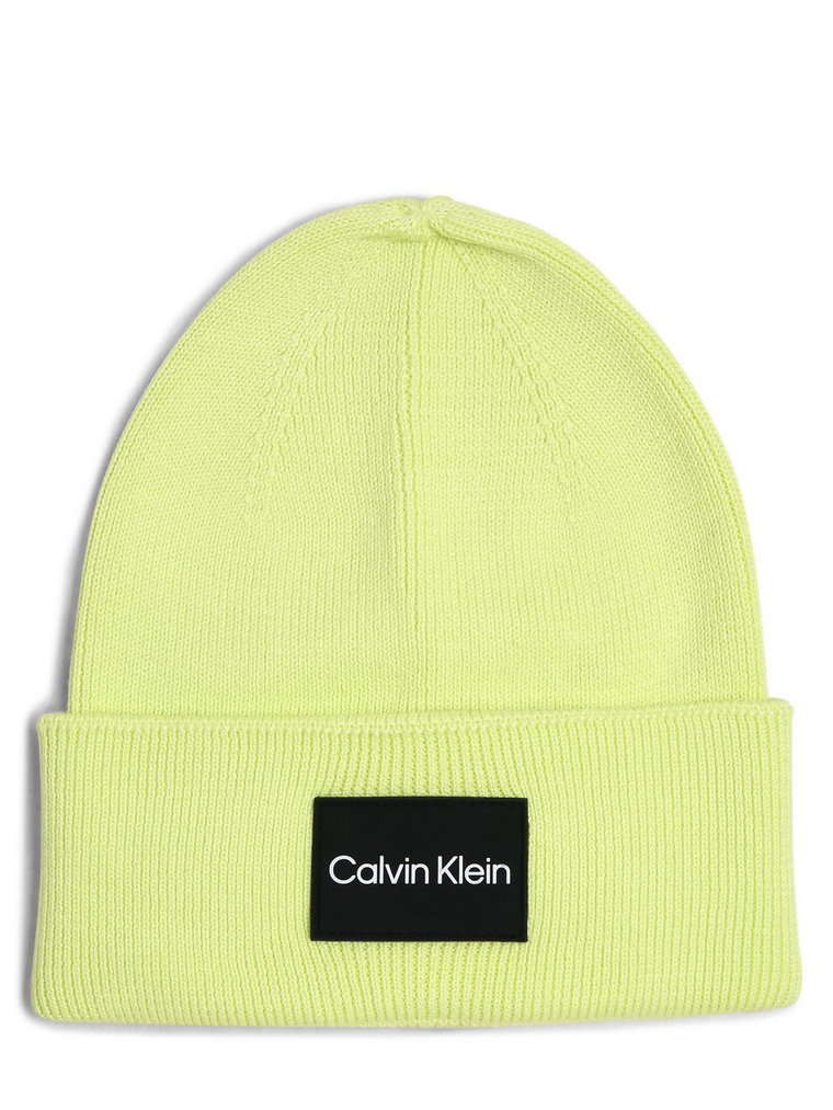 Calvin Klein - Czapka męska, żółty|zielony