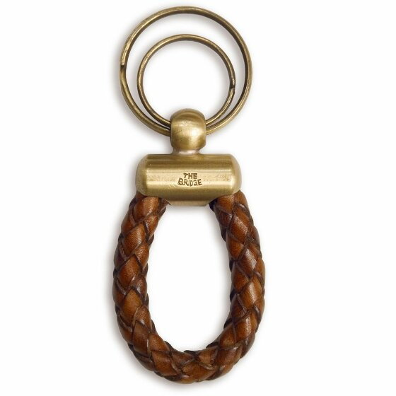 The Bridge Story Uomo Keychain Leather 10 cm marrone