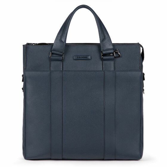 Piquadro Modus Special Leather Briefcase 34 cm blue