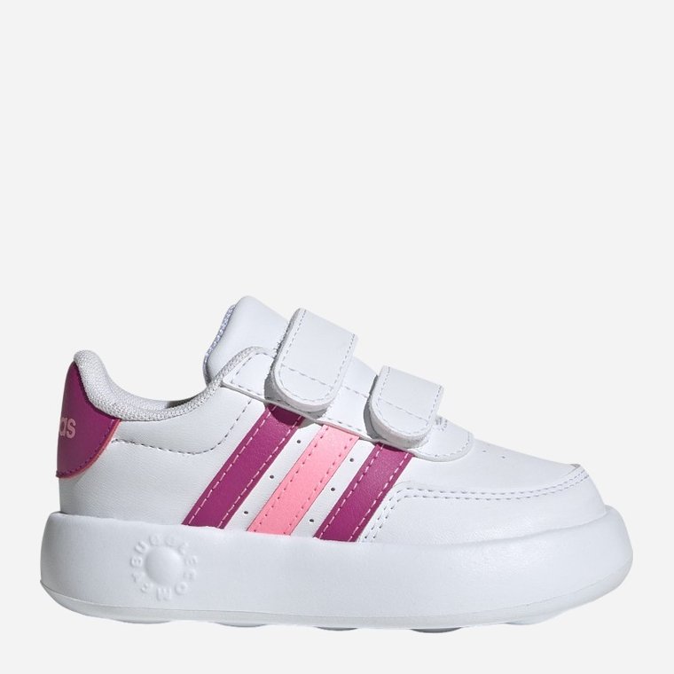 Tenisówki dziecięce dla dziewczynki na rzepy adidas Breaknet 2.0 Cf I ID5279 23 Białe (4066765061690). Tenisówki i trampki dziewczęce