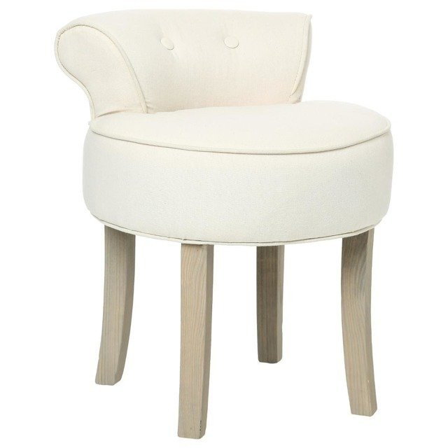 Krzesło MIA HOME Mezclado II, kremowe, 58x46x49 cm