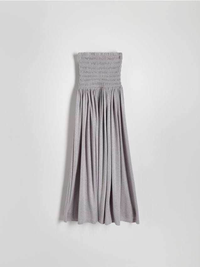 Reserved - Sukienka z wiskozą - jasnoszary