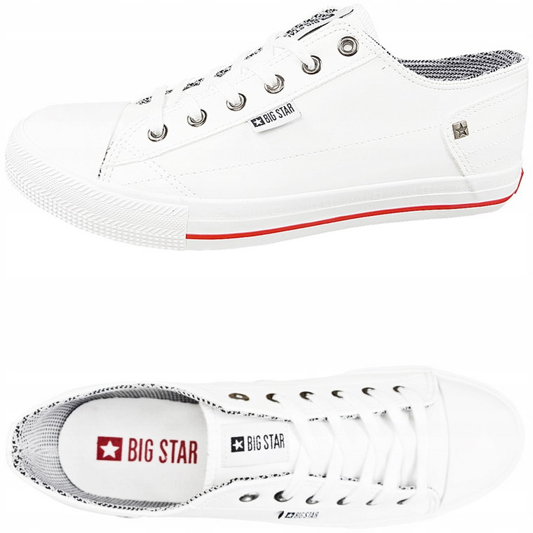 Trampki Big Star męskie białe buty DD174260 44